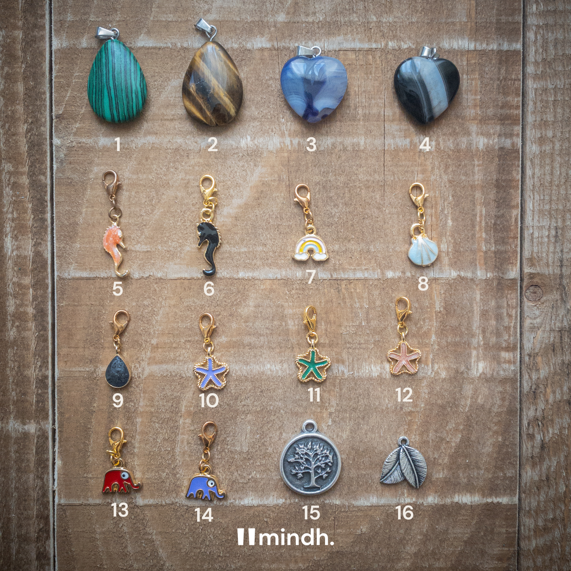 Pirinç Charm Figürler