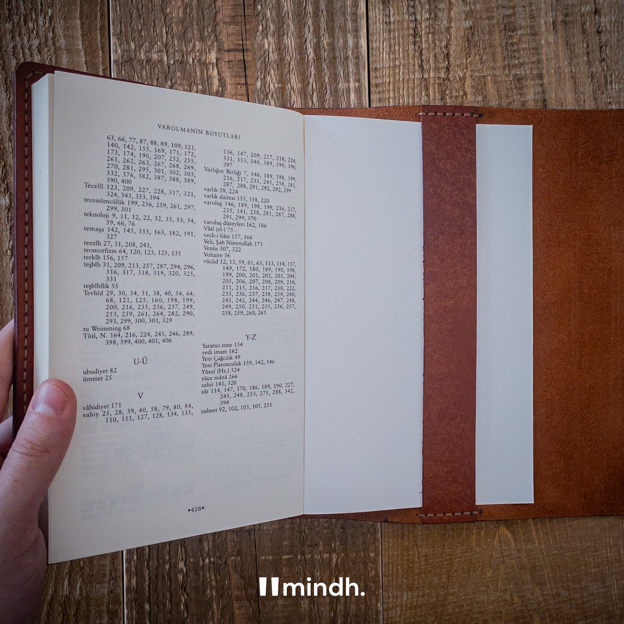 mindh. Book Fold - Kitap Kılıfı