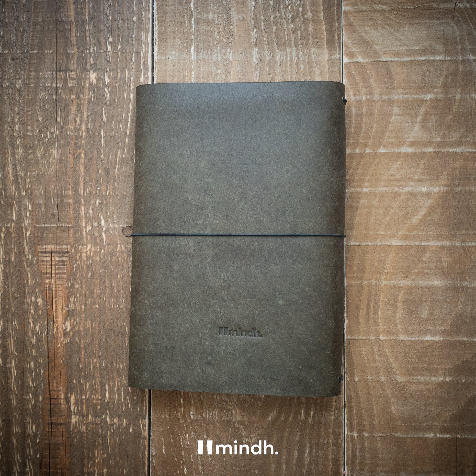 mindh. Notebook Fold - Olive (Pueblo)