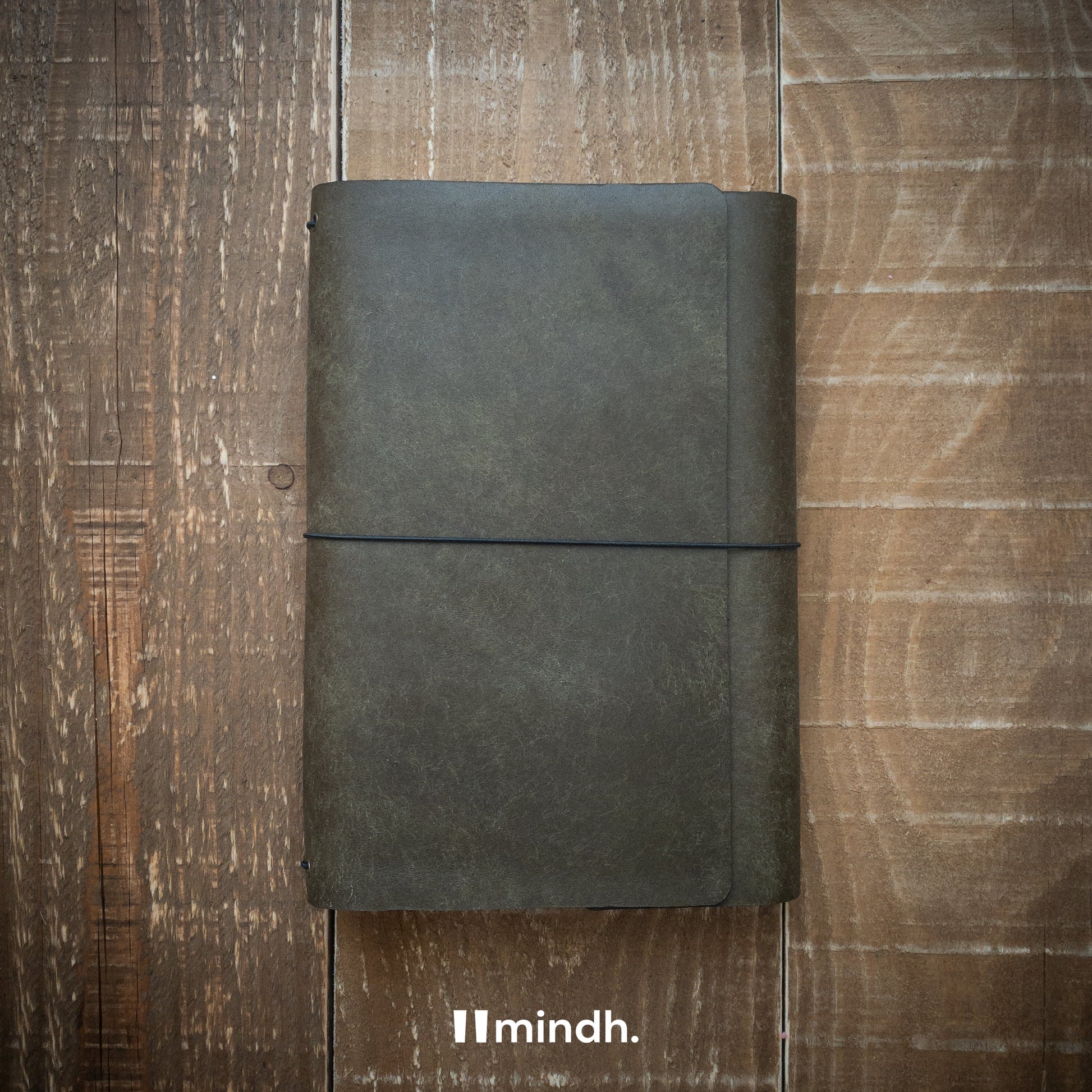 mindh. Notebook Fold - Olive (Pueblo)