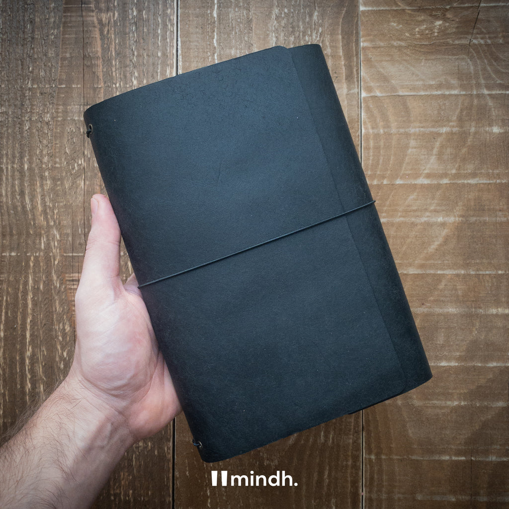 mindh. Notebook Fold - Siyah (Pueblo)