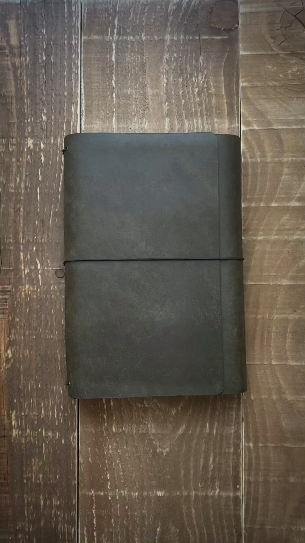 mindh. Notebook Fold - Olive (Pueblo)